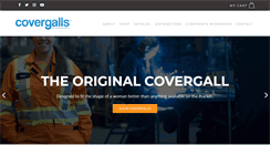 Desktop Screenshot of covergallsworkwear.com
